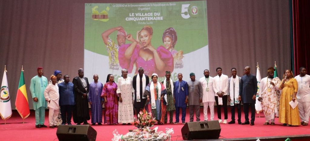 Commemoration of the ECOWAS golden jubilee in benin: official launch of the 50th anniversary village at the Palais des congrès in Cotonou