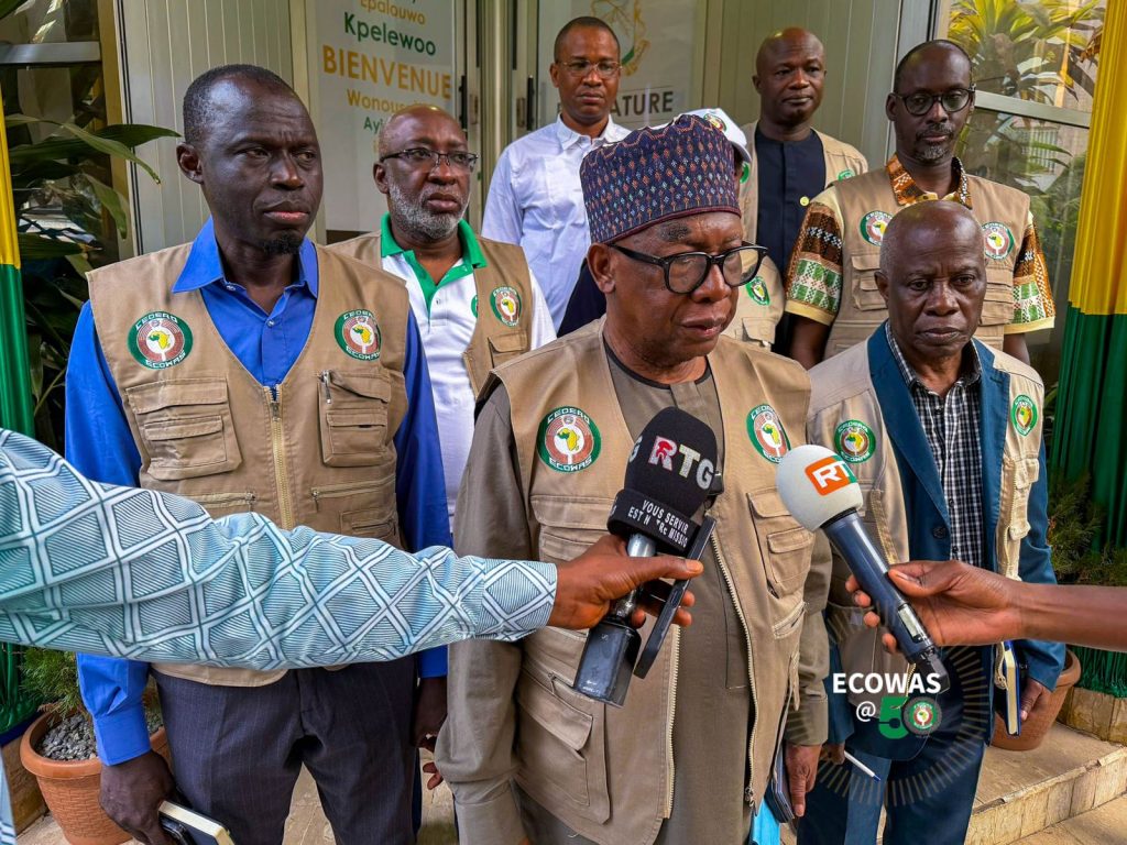 Presidential election in Guinea: Head of ECOWAS Election Observation Mission (EOM) begins meetings with election stakeholders