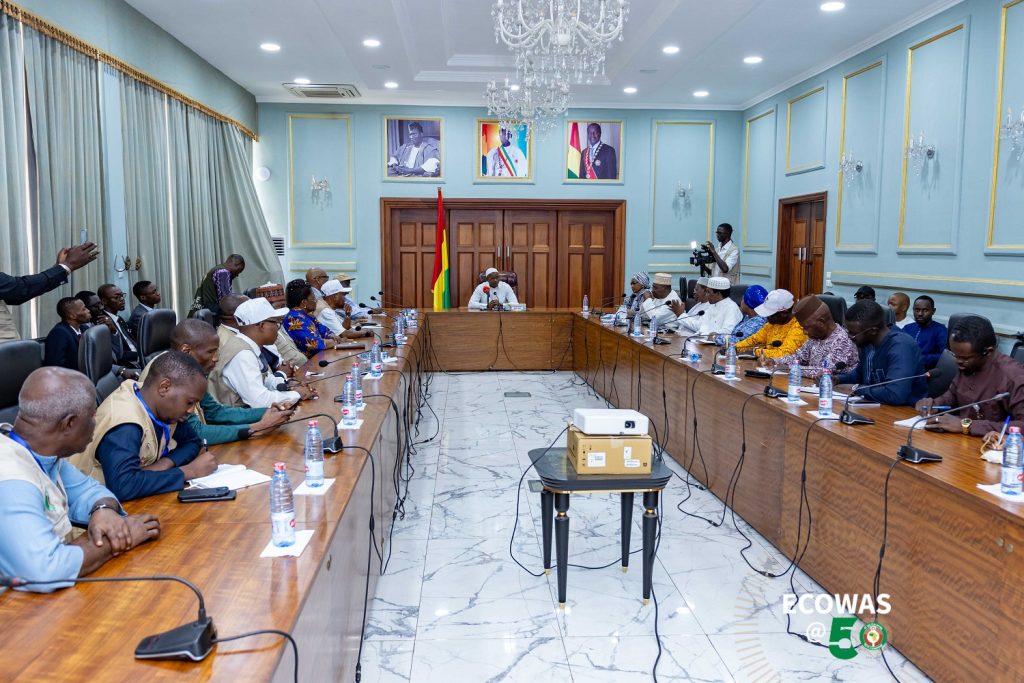 Dr Abdoulie Janneh, Head of the ECOWAS Election Observation Mission (EOM) in Guinea, continues his meetings to take stock of preparations for the presidential election on 28 December 2025.