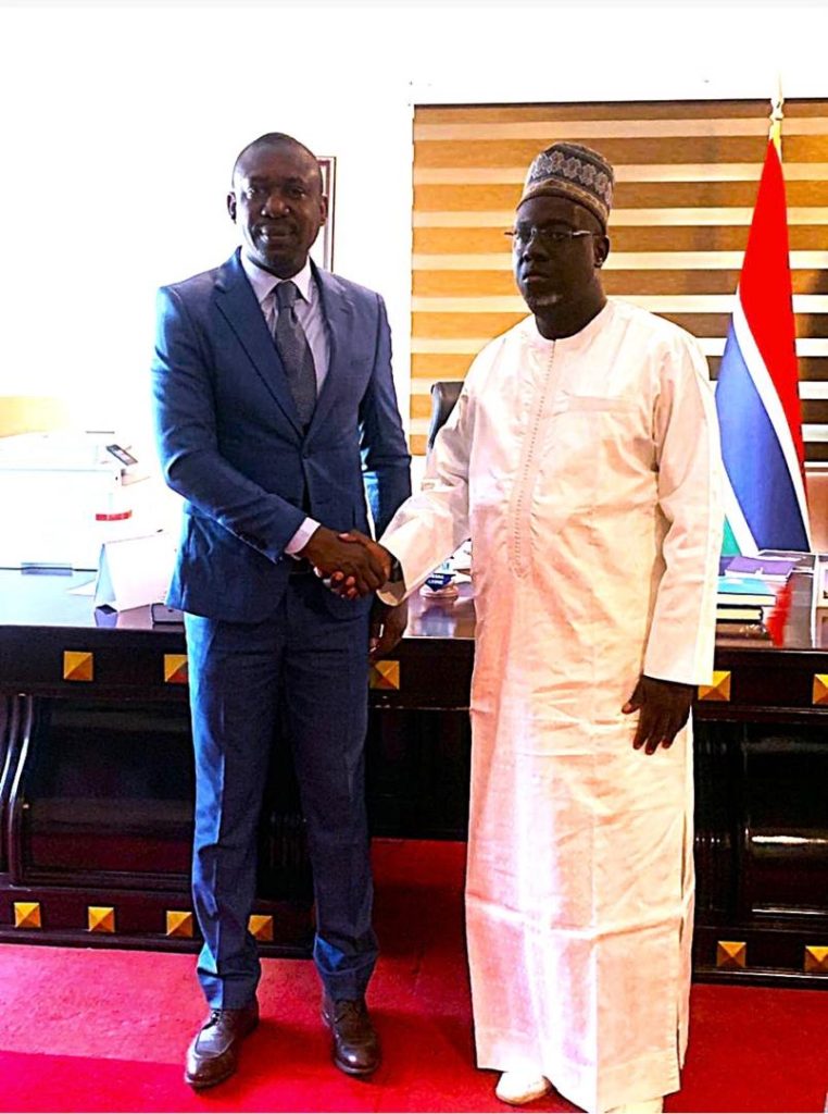 WORKING VISIT OF COMMISSIONER FOR ECONOMIC AFFRAIRS & AGRICULTURE TO ECOWAS REGIONAL COMPETITION AUTHORITY (ERCA) OFFICE IN BANJUL