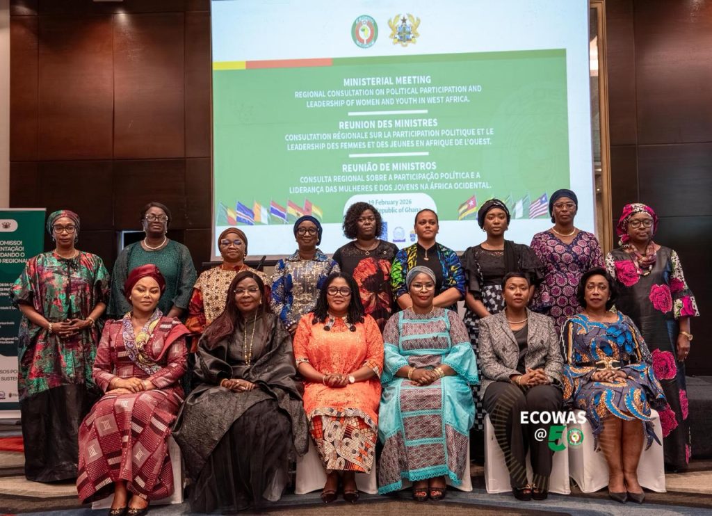 MEETING OF MINISTERS RESPONSIBLE FOR GENDER ISSUES IN ECOWAS MEMBER STATES FOR REFORMS PROMOTING POLITICAL PARTICIPATION AND LEADERSHIP OF WOMEN AND YOUTH IN WEST AFRICA
