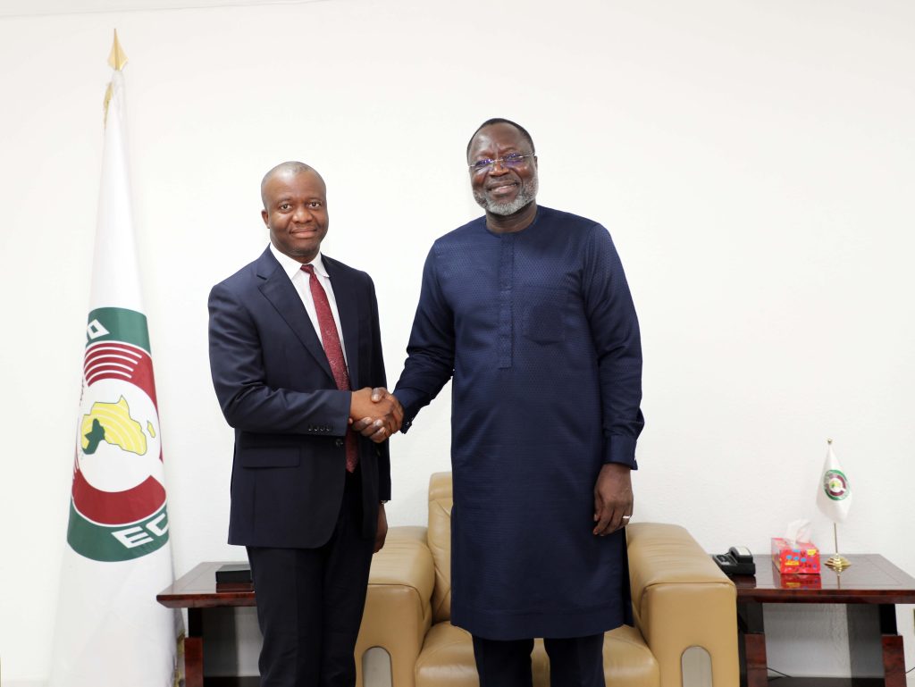 LE PRESIDENT DE L&rsquo;AUTORITE DES TELECOMMUNICATIONS DU LIBERIA S’ENTRETIENT AVEC CELUI DE LA COMMISSION DE LA CEDEAO