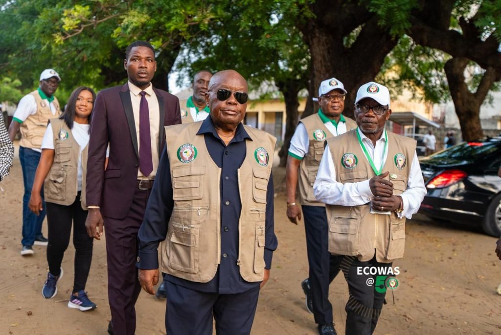 LA MISSION D’OBSERVATION ELECTORALE DE LA CEDEAO A OBSERVÉ LES OPERATIONS DE VOTE DE LA PRESIDENTIELLE DU 12 AVRIL 2026 AU BENIN.