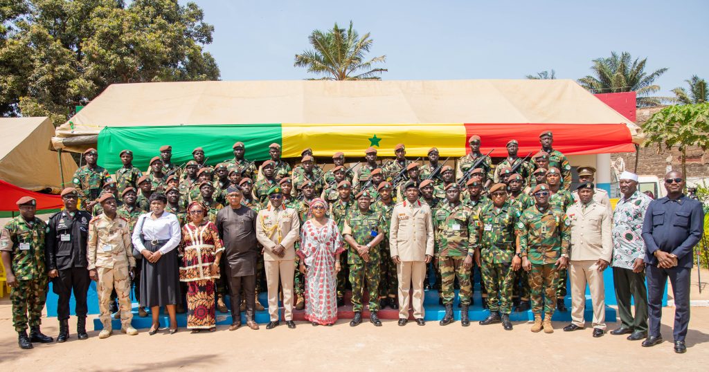 ECOWAS STABILISATION SUPPORT MISSION IN GUINEA BISSAU GHANCOY 4 AND OTHER CONTINGENTS RECEIVE MEDALS OF RECOGNITION