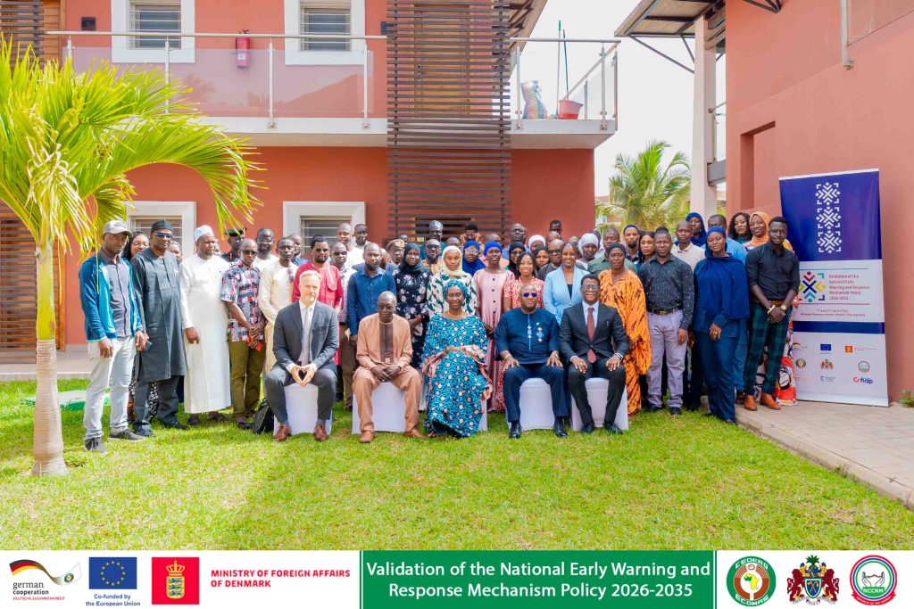 ECOWAS SUPPORTS VALIDATION OF THE GAMBIA’S NATIONAL EARLY WARNING AND RESPONSE POLICY