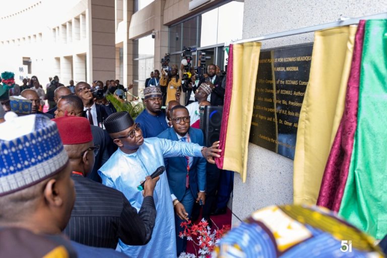 H.E. JULIUS MAADA BIO COMMISSIONS NEW ECOWAS COMMISSION HEADQUARTERS, HERALDING A NEW ERA OF REGIONAL INTEGRATION