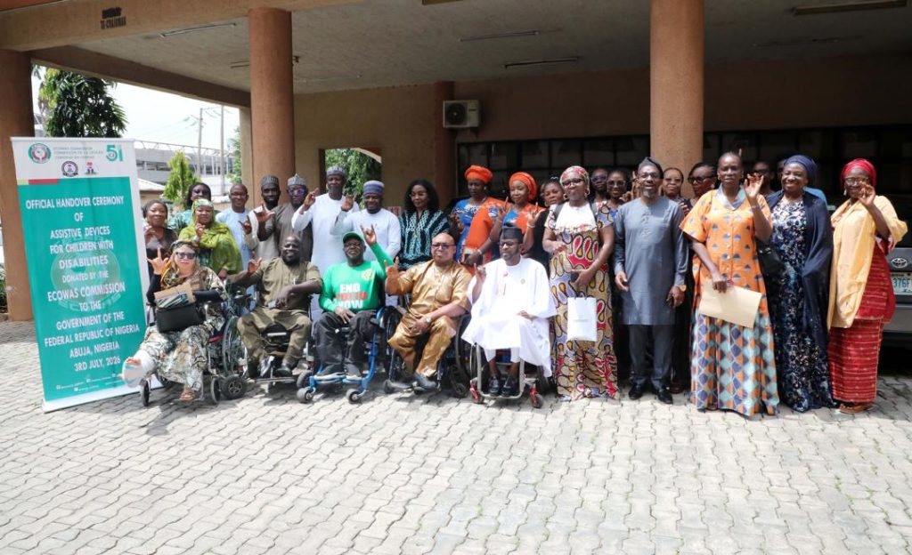 ECOWAS HANDS OVER ASSISTIVE DEVICES TO SUPPORT CHILDREN WITH DISABILITIES IN NIGERIA