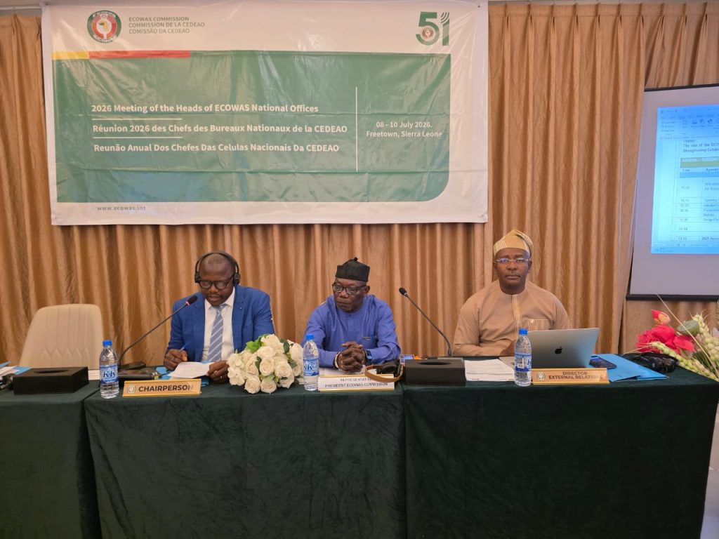 HEADS OF ECOWAS NATIONAL OFFICES MEET IN FREETOWN TO ADDRESS CHALLENGES, HARNESS OPPORTUNITIES, AND STRENGTHEN COLLABORATION FOR REGIONAL INTEGRATION