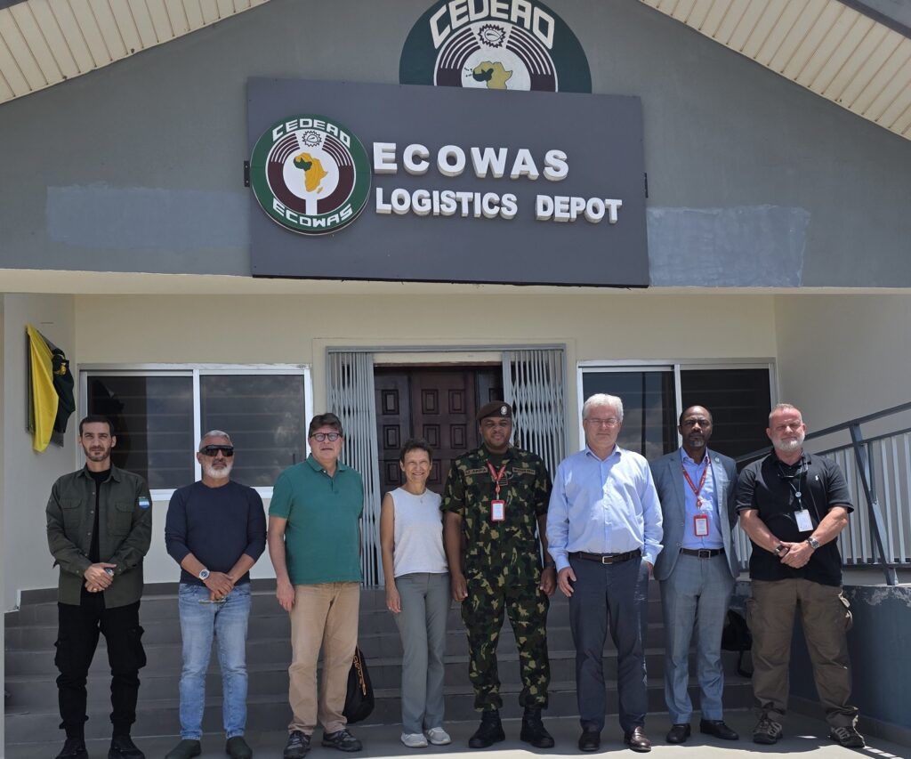 ECOWAS LOGISTICS DEPOT RECEIVES DELEGATION FROM EUROPEAN UNION AND EU MEMBER STATE REPRESENTATIVES IN SIERRA LEONE