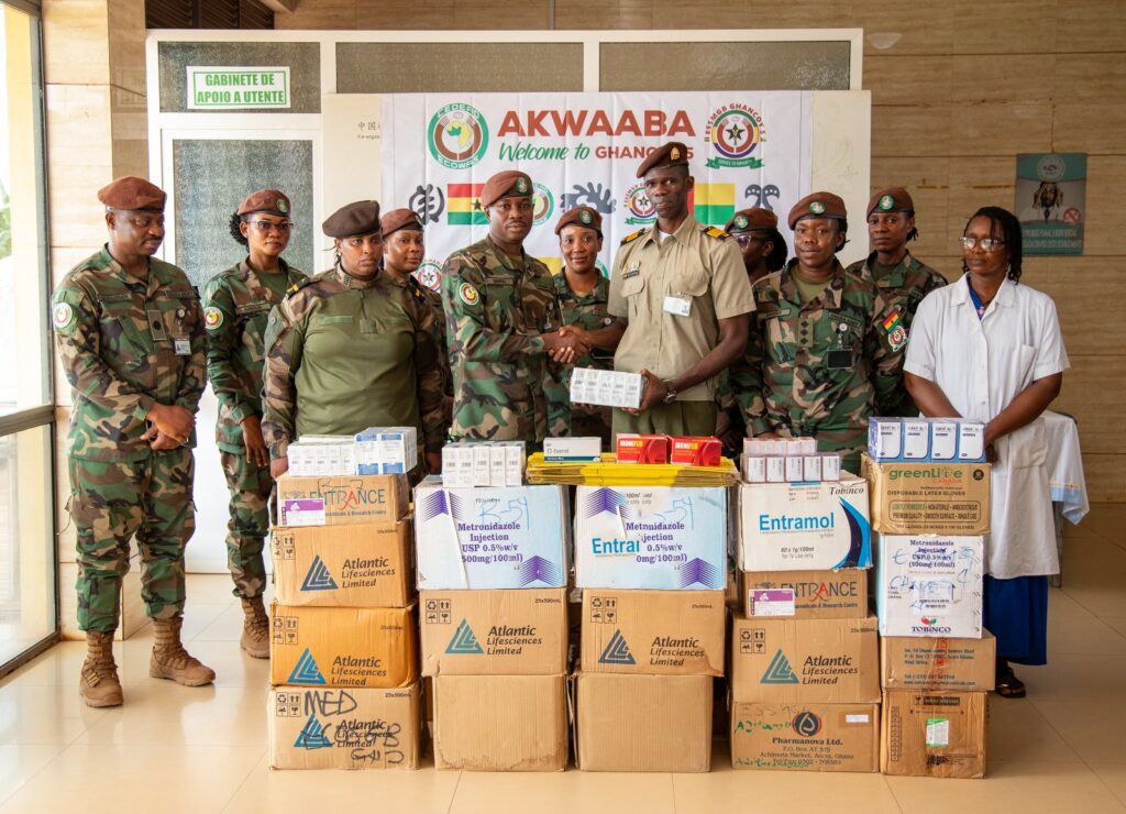 GHANCOY 5 ESSMGB DONATES TO GUINEA-BISSAU MILITARY HOSPITAL