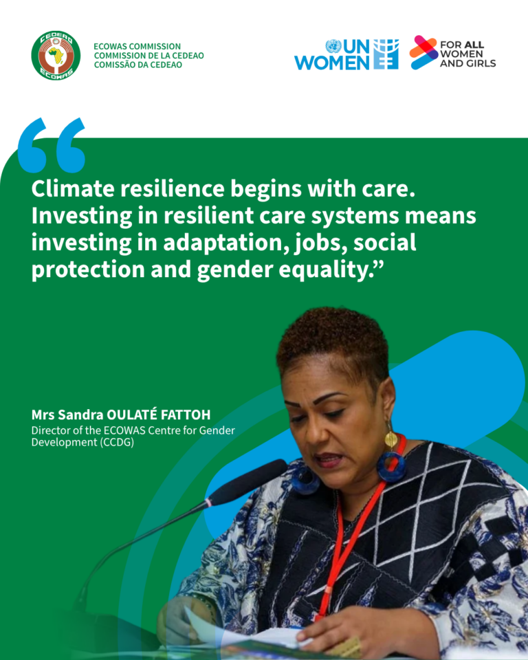CARE ECONOMY AND CLIMATE ACTION : ECOWAS Sets a Common Course Ahead of the 71st Session of the Commission on the Status of Women