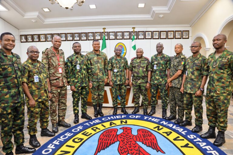 COS ECOWAS STANDBY FORCE PAYS COURTESY CALL ON NIGERIAN CHIEF OF THE NAVAL STAFF